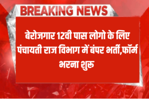 Panchayat Sahayak Vacancy